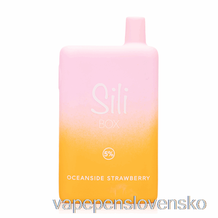 Sili Box 6000 Jednorazová Oceánska Jahodová Vape Cigareta